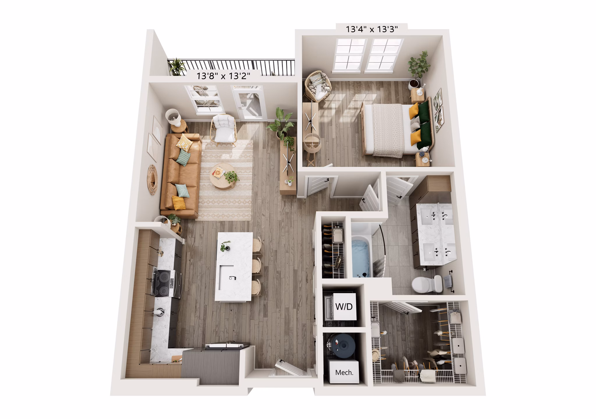 A5 floor plan at Alta Lofts on the Levee Apartments